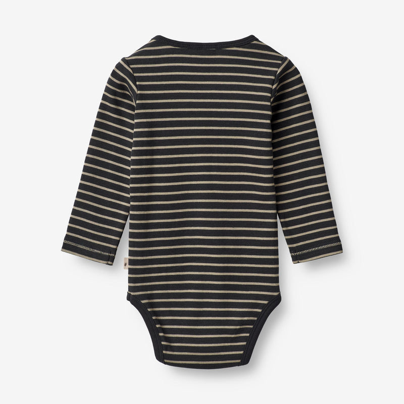 Wheat Main  Body Freddie | Baby Underwear/Bodies 1433 navy stripe