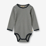 Wheat Main Body L/S Berti Body 9432 navy rib stripe
