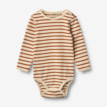 Wheat Main Body L/S Berti Body 9447 warm caramel stripe