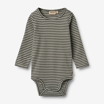 Wheat Main Body L/S Berti Underwear/Bodies 9577 winter forest stripe