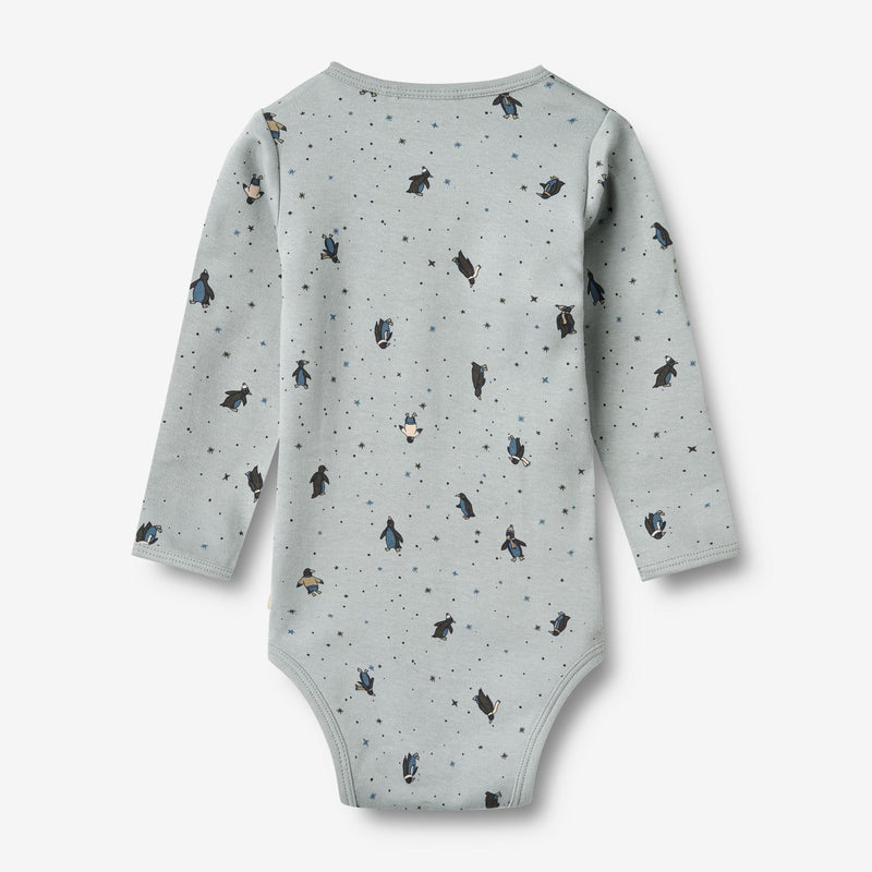 Wheat Main Body L/S Berti Underwear/Bodies 9569 soft rain penguins