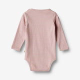Wheat Main  Body L/S Berti Underwear/Bodies 2354 pink lilac stripe