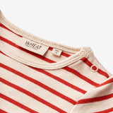 Wheat Main Body L/S Berti | Baby Underwear/Bodies 2078 red stripe