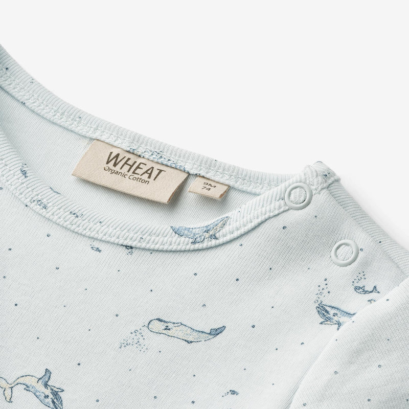 Wheat Main  Body L/S Berti Underwear/Bodies 4032 light blue whales