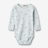 Wheat Main  Body L/S Berti Underwear/Bodies 4032 light blue whales