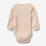 Wheat Main Body L/S Elmine Body 9422 coral flowers