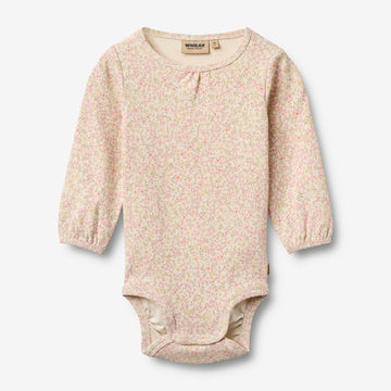 Wheat Main Body L/S Elmine Body 9422 coral flowers