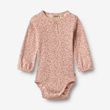 Wheat Main Body L/S Elmine Body 9898 dime rose small flowers