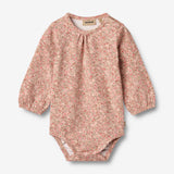 Wheat Main Body L/S Elmine Underwear/Bodies 9566 rose dust flower meadow