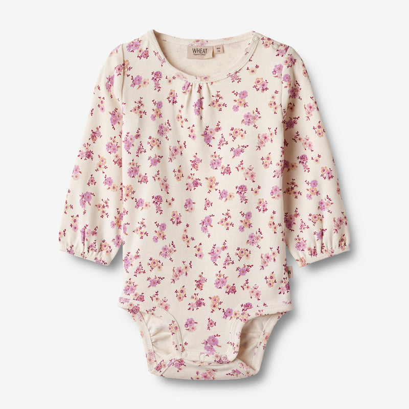 Wheat Main  Body L/S Elmine Underwear/Bodies 1478 shell flowers