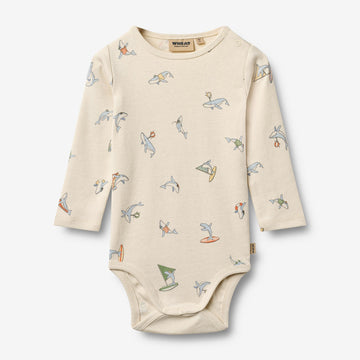 Wheat Main Body L/S Freddie Body 9669 whale friends