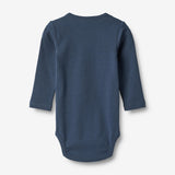 Wheat Main  Body L/S Freddie Underwear/Bodies 1042 blue waves