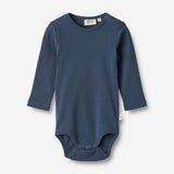 Wheat Main  Body L/S Freddie Underwear/Bodies 1042 blue waves