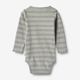 Wheat Main  Body L/S Freddie Underwear/Bodies 1476 sea mist stripe