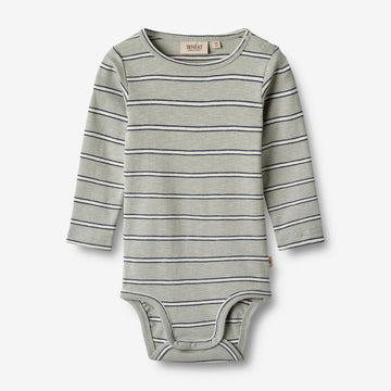 Wheat Main  Body L/S Freddie Underwear/Bodies 1476 sea mist stripe