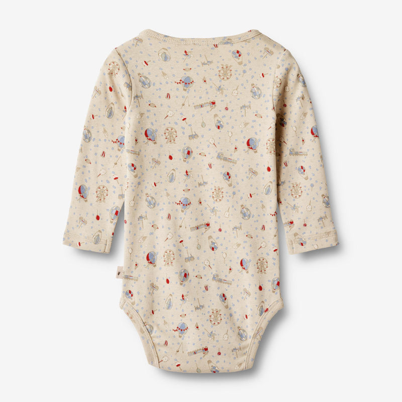 Wheat Main  Body L/S Freddie Underwear/Bodies 9213 fun park