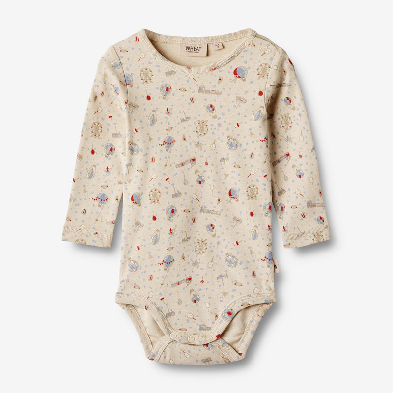 Wheat Main  Body L/S Freddie Underwear/Bodies 9213 fun park