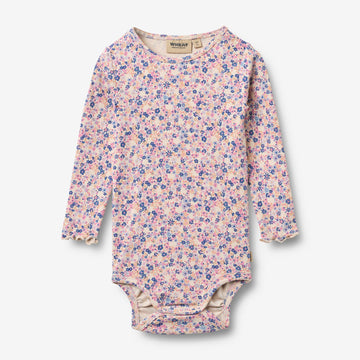 Wheat Main Langermet Body Rie Body 9649 pink blue flowers