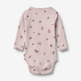 Wheat Main Body L/S Roselinde Body 1353 soft lilac flowers