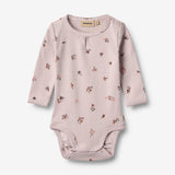 Wheat Main Body L/S Roselinde Body 1353 soft lilac flowers