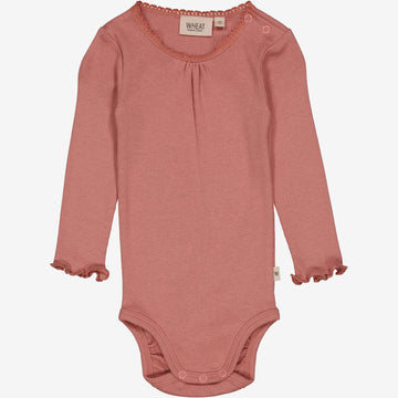 Wheat Main  Body Rib Blonder LS Underwear/Bodies 2021 old rose