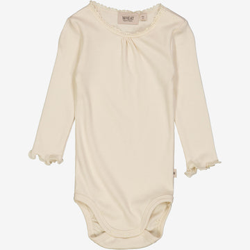 Wheat Main  Body Rib Blonder LS Underwear/Bodies 3129 eggshell 