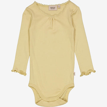 Wheat Main  Body Rib Blonder LS Underwear/Bodies 5106 yellow dream