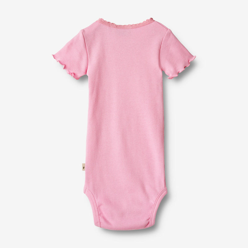 Wheat Main Kortermet body Edna | Baby Underwear/Bodies 2356 pink