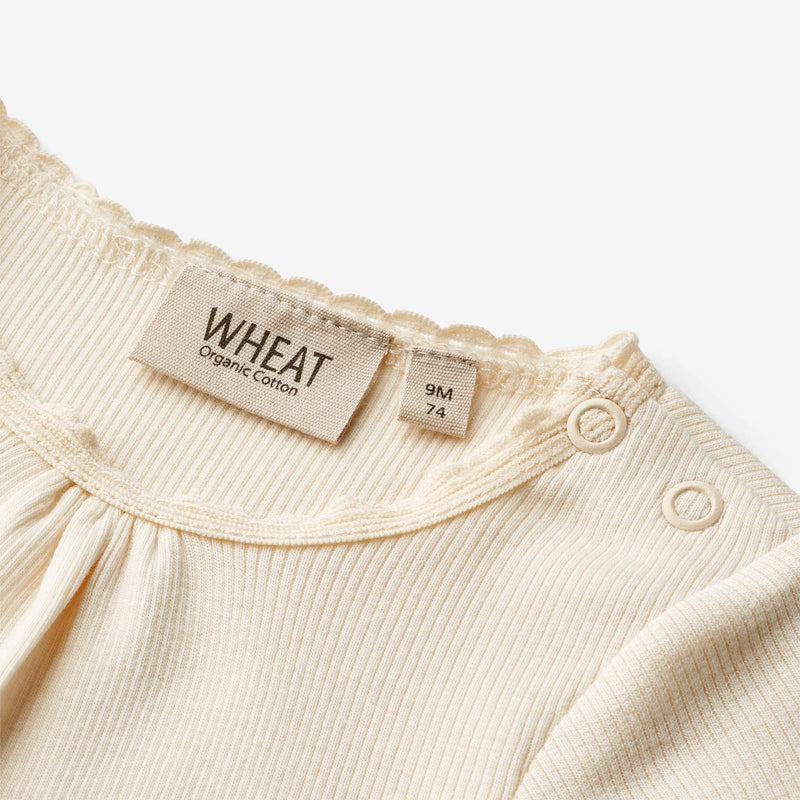 Wheat Main Kortermet body Edna | Baby Underwear/Bodies 3171 cream
