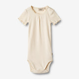 Wheat Main Kortermet body Edna | Baby Underwear/Bodies 3171 cream