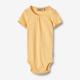 Wheat Main Kortermet body Edna | Baby Underwear/Bodies 5001 pale apricot