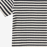 Wheat Main Kortermet Body Edvald Body 9432 navy rib stripe