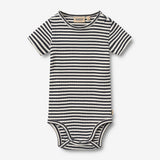 Wheat Main Kortermet Body Edvald Body 9432 navy rib stripe