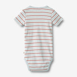 Wheat Main  Body S/S Edvald Underwear/Bodies 4031 light blue stripe