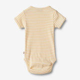 Wheat Main  Body S/S Elisa Underwear/Bodies 5002 pale apricot stripe