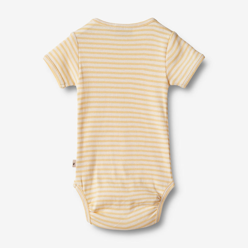 Wheat Main  Body S/S Elisa Underwear/Bodies 5002 pale apricot stripe