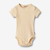 Wheat Main  Body S/S Elisa Underwear/Bodies 5002 pale apricot stripe