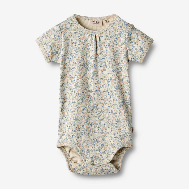 Wheat Main  Body S/S Linette Underwear/Bodies 3337 sandshell mini flowers