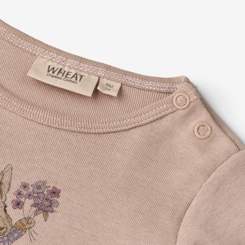 Wheat Main  Body Sweetrabbit | Baby Underwear/Bodies 0097 grey rose