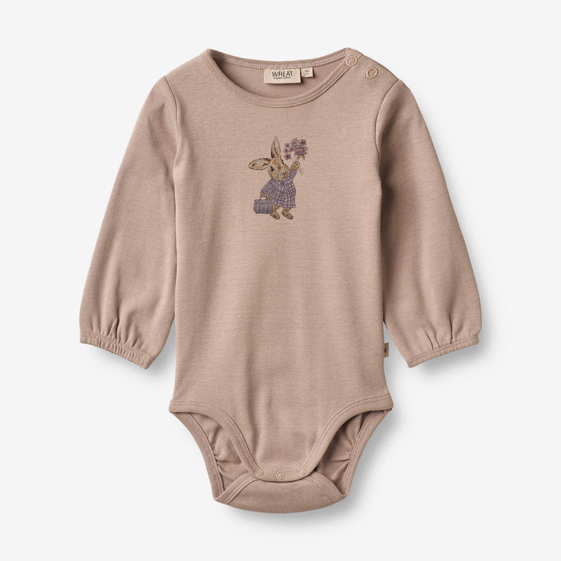 Wheat Main  Body Sweetrabbit | Baby Underwear/Bodies 0097 grey rose