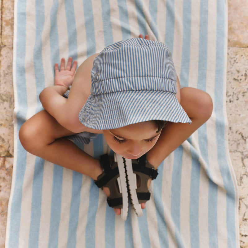 Wheat Main Bøllehatt Tilo Accessory 9580 blue swim stripe