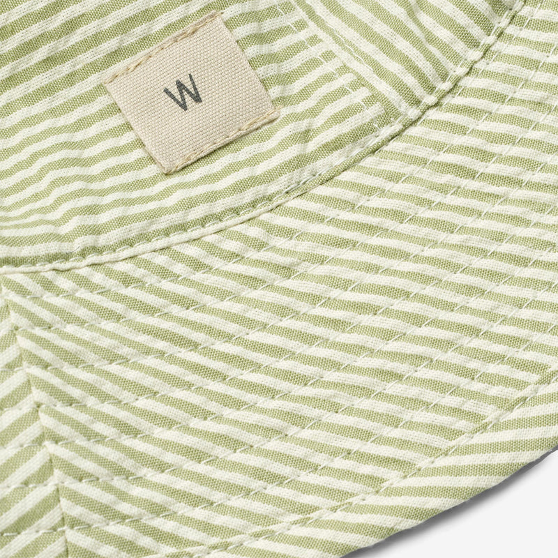 Wheat Main  Bøttehatt Alec Acc 4142 green stripe