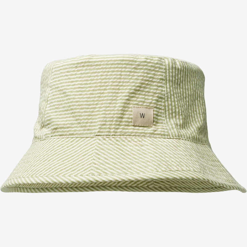 Wheat Main  Bøttehatt Alec Acc 4142 green stripe