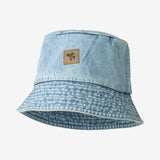 Wheat Main Bøttehatt Charlie Denim 4030 light blue