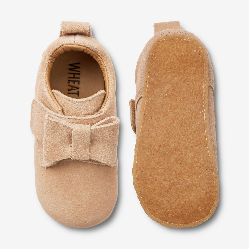 Wheat Footwear Bow Innendørs Sko | Baby Indoor Shoes 2031 rose dawn