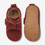 Wheat Footwear Bow Innendørs Sko | Baby Indoor Shoes 2072 red