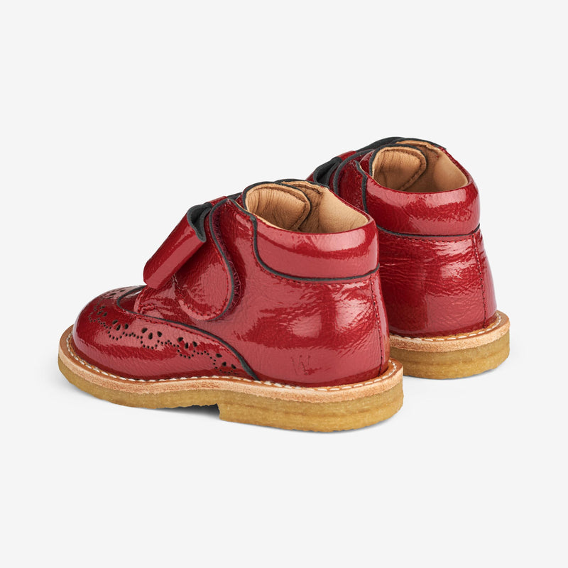 Wheat Footwear Bowy Prewalker Sko | Baby Prewalkers 2072 red