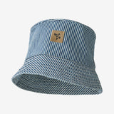 Wheat Main Bøttehatt Charlie Accessory 1185 denim stripe