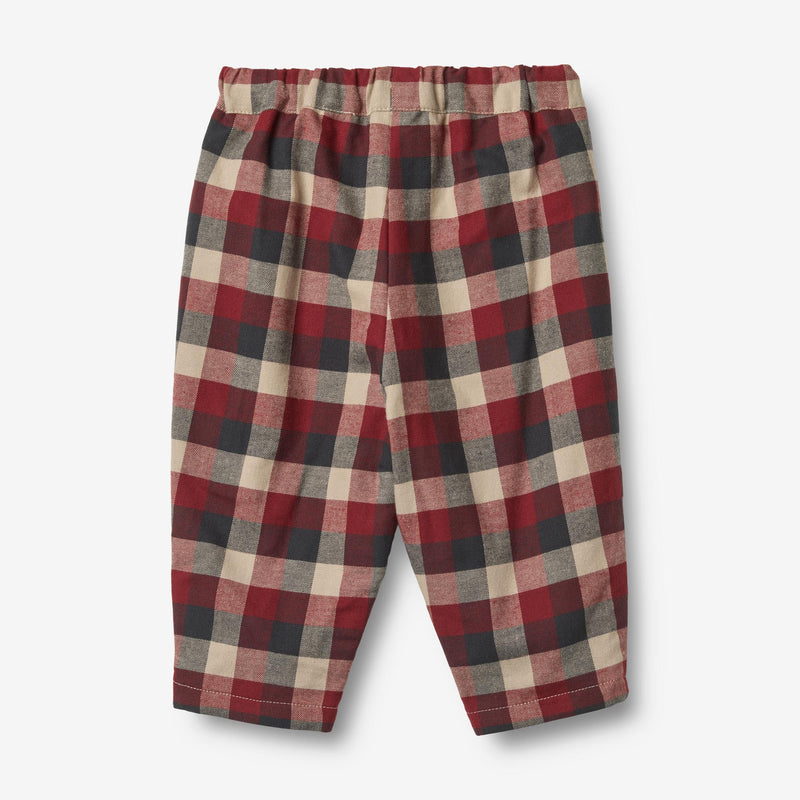 Wheat Main Bukse Arne Trousers 9588 red blue check