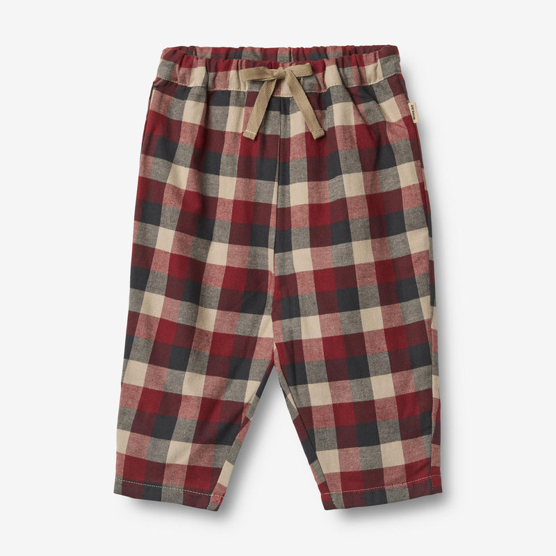Wheat Main Bukse Arne Trousers 9588 red blue check